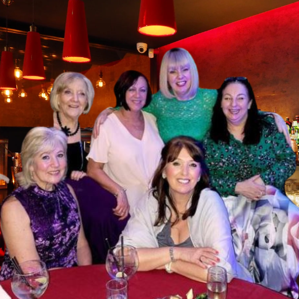 Chinese Banquet Night in Ormskirk – Eat, Laugh & Connect Locally Women enjoying a Chinese banquet in Ormskirk, sharing food, laughter, and conversation at a local social dining event