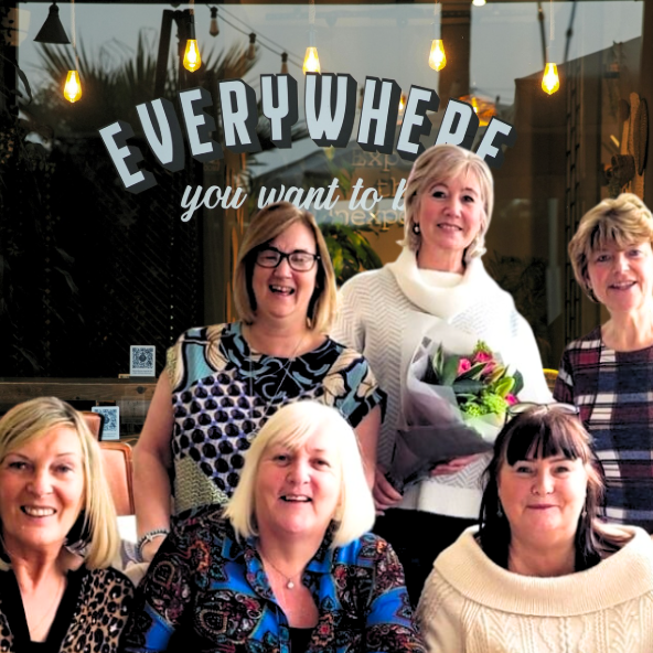 A beautiful bouquet of flowers gifted by Culture Calendar Women's Social Group as a thank you for a memorable group trip organised across Merseyside and West Lancashire.