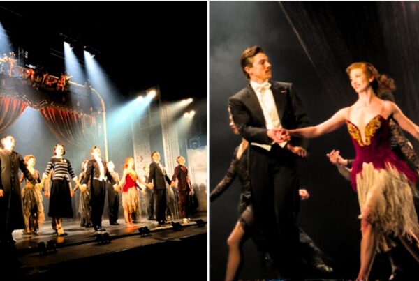 Matthew Bourne's The Red Shoes contemporary dance ballet performance.