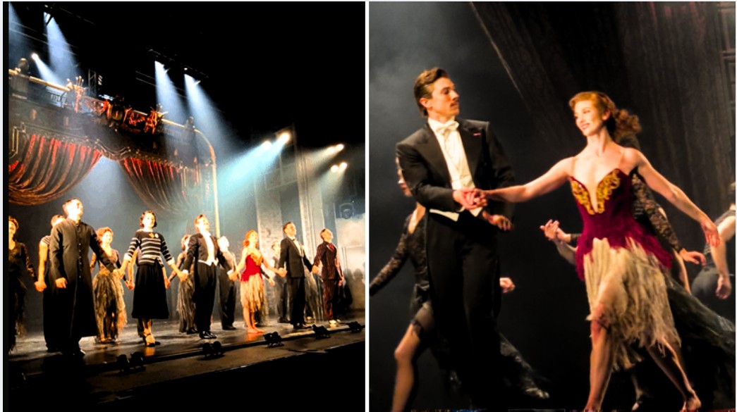 Matthew Bourne's The Red Shoes contemporary dance ballet performance.