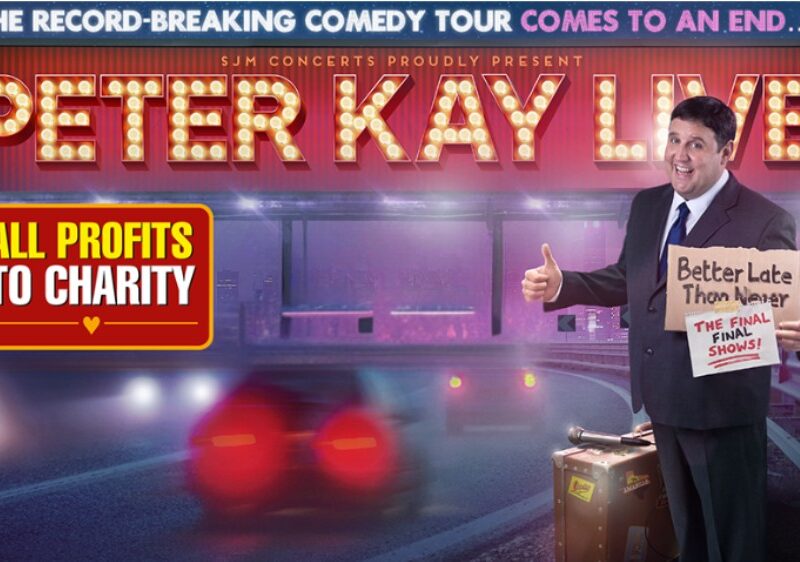 Peter Kay stand up comedy promotional poster