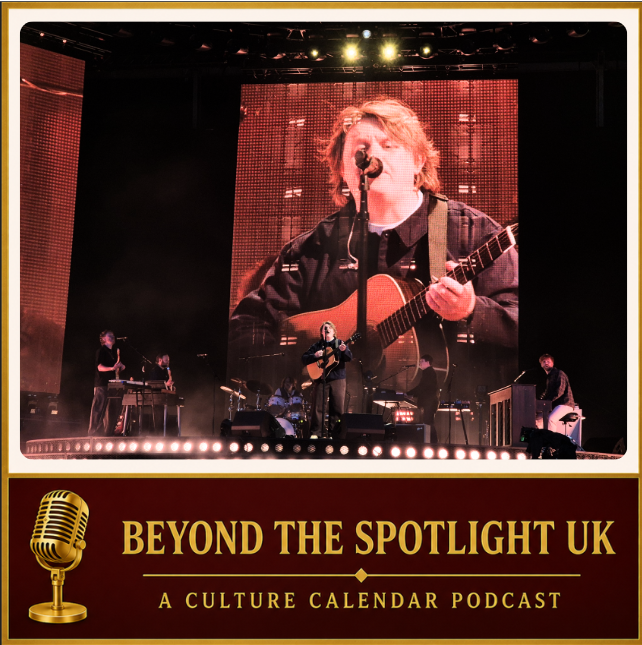 Lewis Capaldi performing live on stage at a concert
