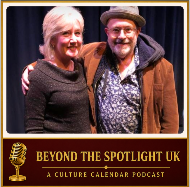 Catherine Glachan with John Sweeney after his podcast interview